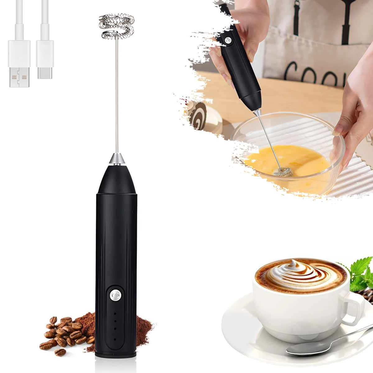 Rechargeable Milk Frother