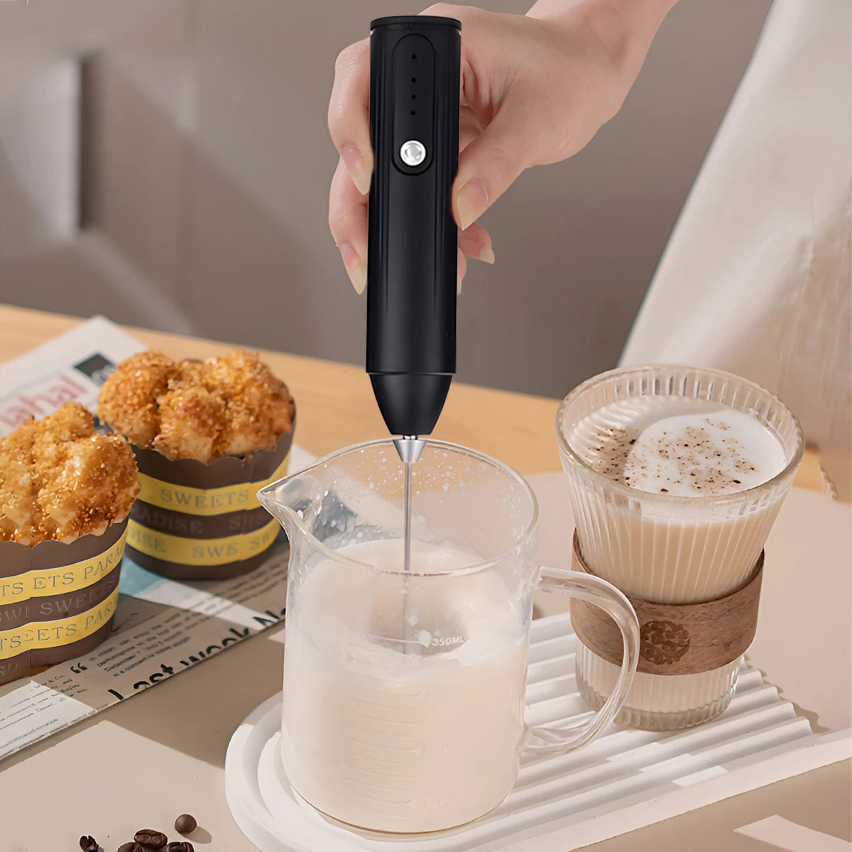 Rechargeable Milk Frother