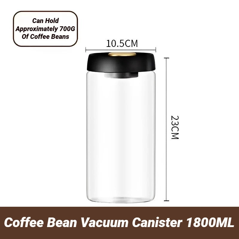 Vacuum Coffee Bean Canister