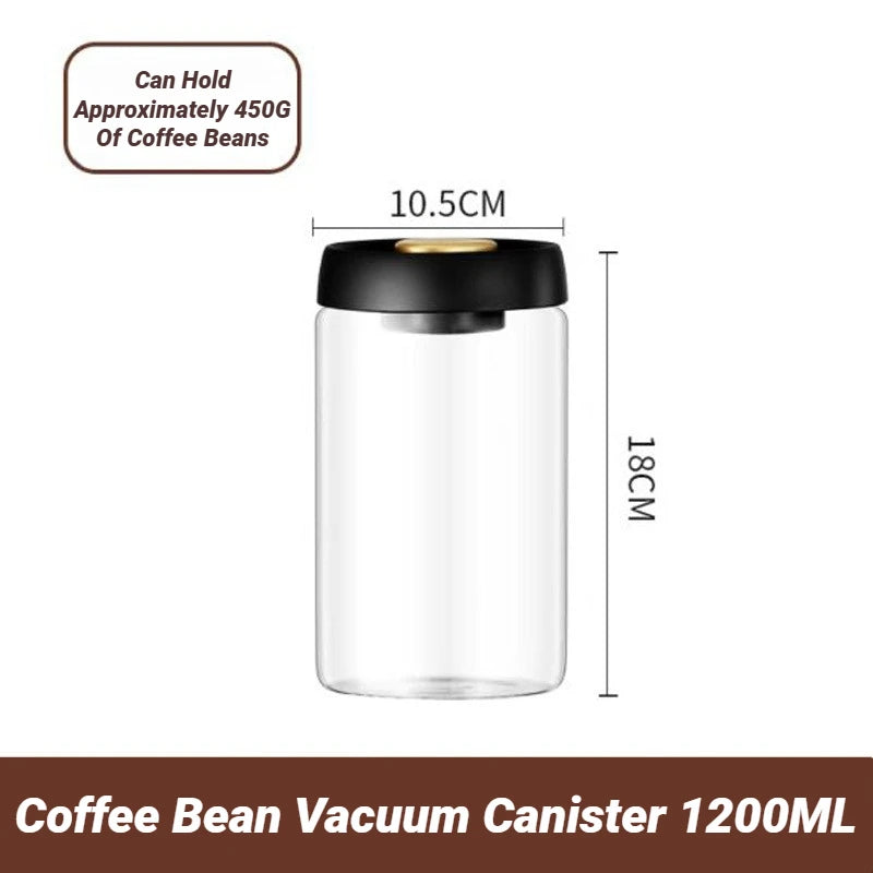 Vacuum Coffee Bean Canister